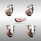 Service Caster 3 Inch 316SS High Temp Glass Filled Nylon Swivel Top Plate Caster Rigid, 2PK SCC-SS31620S314-GFNSHT-2-R-2 - alternate 5